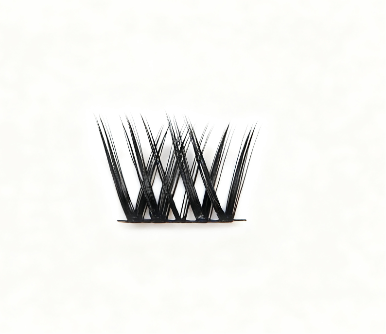 Yan Beauty leopard glue-free cluster eyelashes: Roar Plush