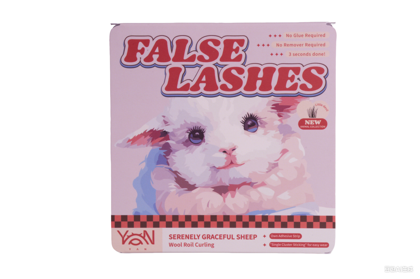 Yan Beauty sheep glue-free cluster eyelashes： Baa Curl
