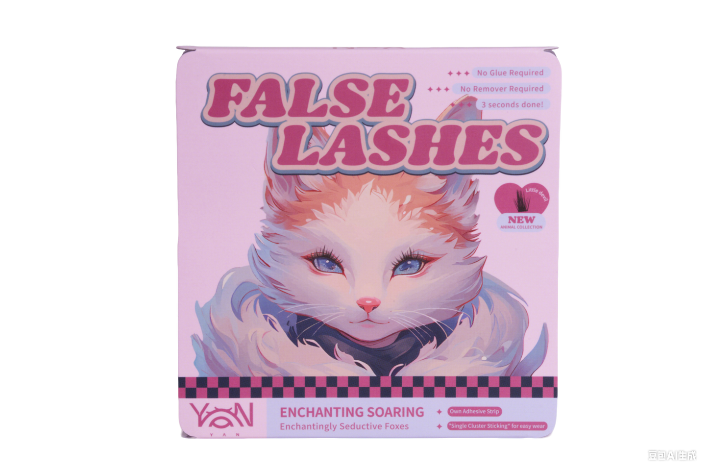 Yan Beauty Fox glue-free cluster eyelashes： Sly Sweep