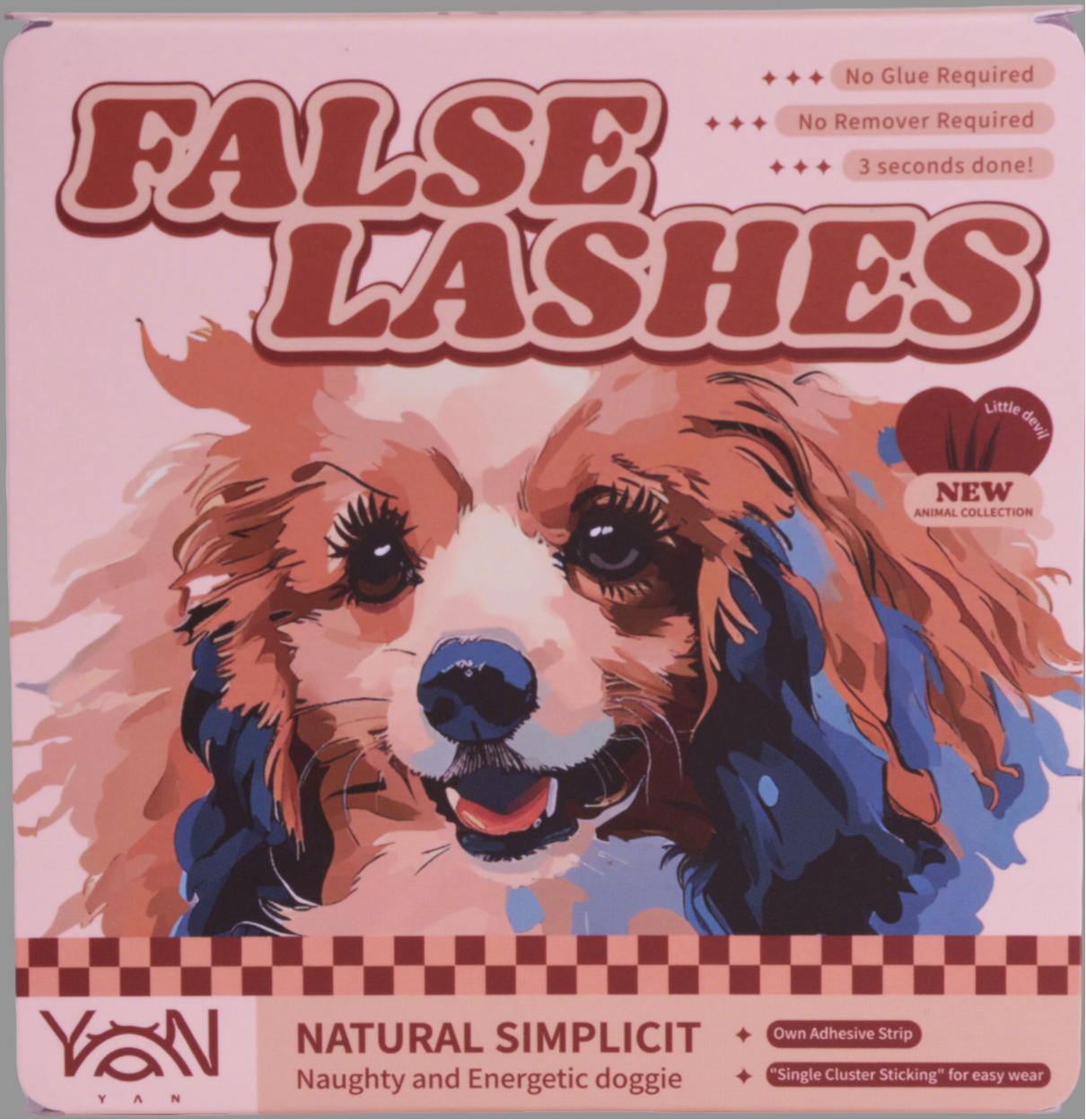 Yan Beauty Woof Twinkle False Lashes Extension Tool Glue-Free Pre-Molded Design for Easy Application & Natural Look Perfect for Beginners